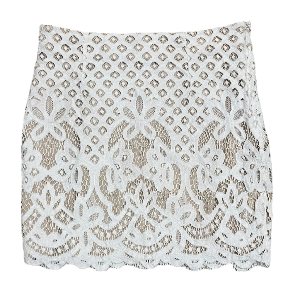 Tobi Lace Mini Skirt